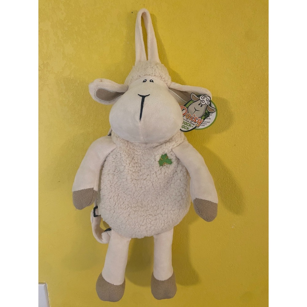 Allied Imports Souvenirs Daisy The Irish Sheep Child's Backpack Shamrock GUC!